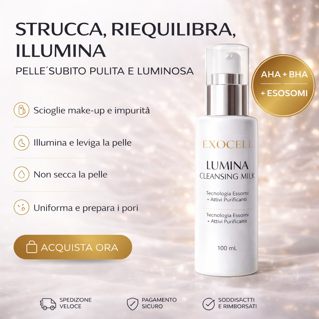 EXOCELL LUMINA CLEANSING MILK 200ml